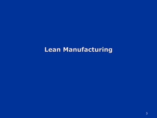 Lean Manufacturing Overview - handbook for sharing | PDF