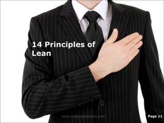 14 Principles of
Lean
www.readysetpresent.com Page 11
 