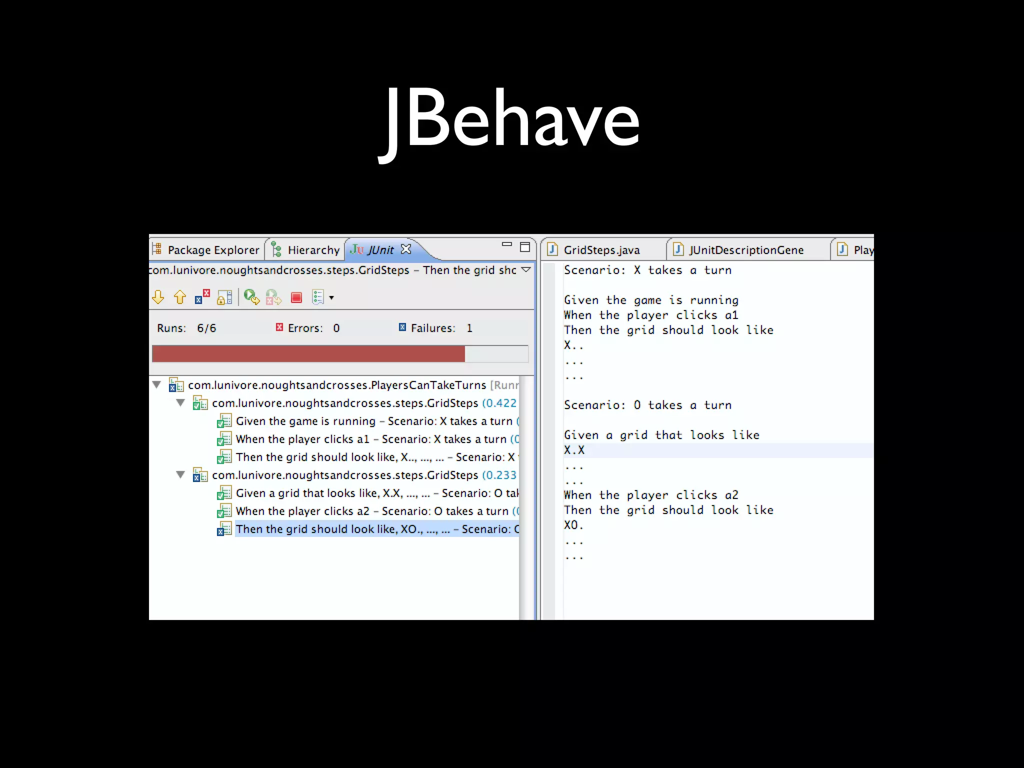 JBehave
 