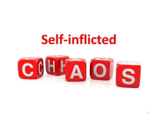 Self‐inflicted



                 9
 
