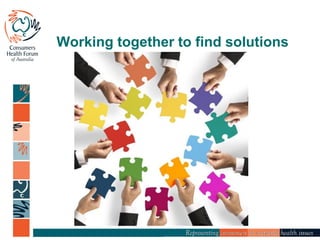 Working together to find solutions
 