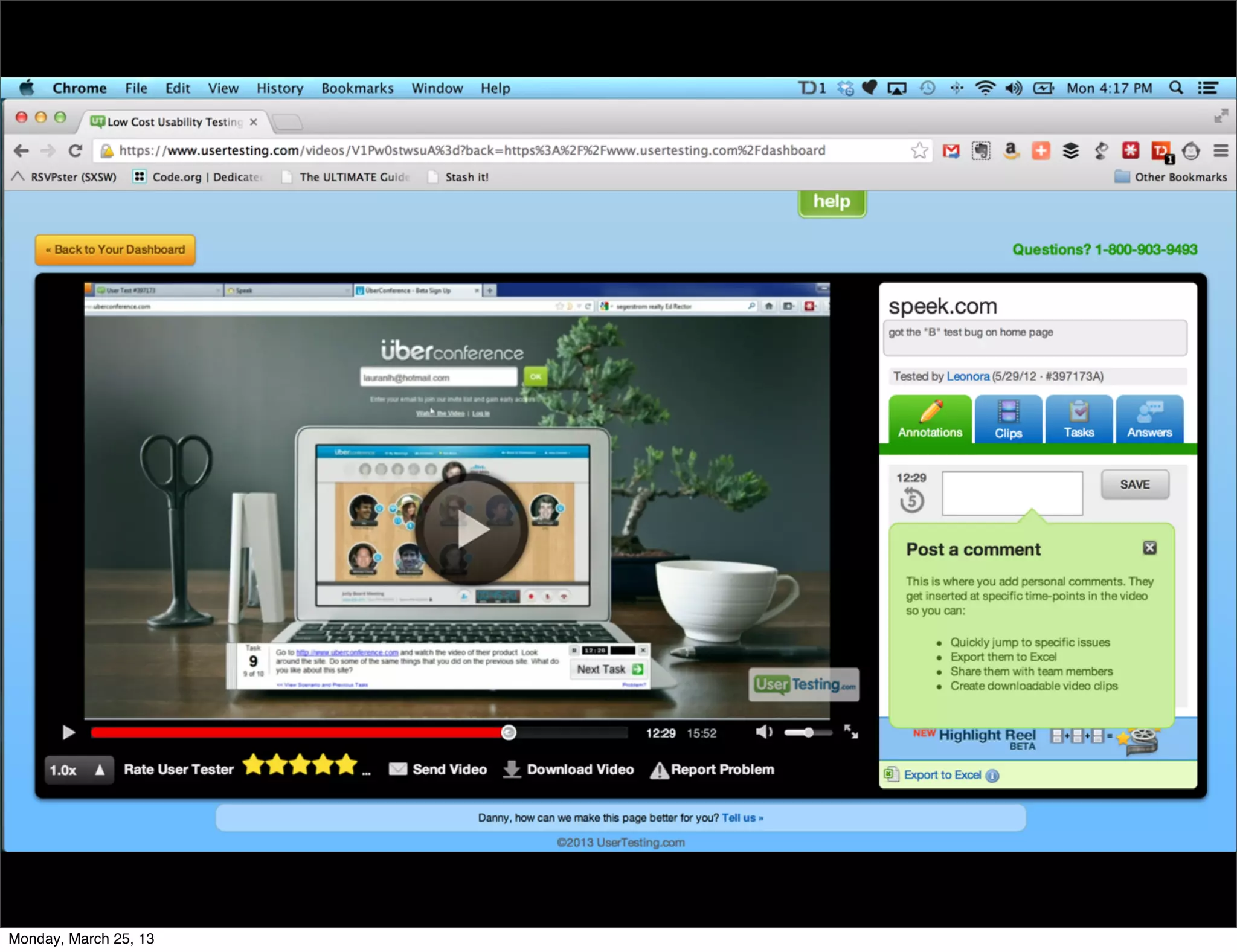 Monday, March 25, 13
 