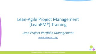 Lean Project Portfolio Management | PDF