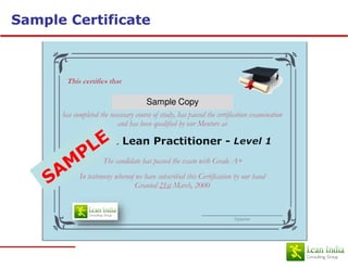 Sample Certificate




                 Sample Copy
 