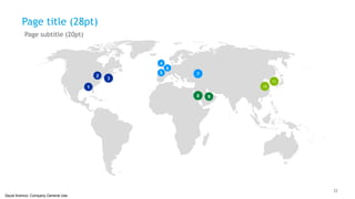 22
Saudi Aramco: Company General Use
2
1
3
6
10
5
4
11
8 9
7
Page title (28pt)
Page subtitle (20pt)
 
