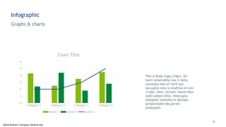 30
Saudi Aramco: Company General Use
Category 1 Category 2 Category 3 Category 4
0
1
2
3
4
5
6
Chart Title
Series 1 Series 2 Series 3
Infographic
Graphs & charts
This is Body Copy (14pt). On
necti iumendella nus il eatio
consequo bea et harit aut
laccuptia volo is moditius et ium
ni abo. Nam, tectem volore dion
nobit adiam ditio. Volecupta
doluptae volenduciis aborpor
porporiatate ide peristi
onsequam.
 