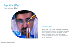 8
Saudi Aramco: Company General Use
Page title (32pt)
Subheader (16pt)
This is Body Copy (16pt). On necti iumendella
nus il eatio consequo bea et harit aut laccuptia
volo is moditius et ium ni abo. Nam, tectem
volore dion nobit adiam ditio. Volecupta
doluptae volenduciis aborpor porporiatate ide
peristi onsequam.
Page title (28pt)
Page subtitle (20pt)
 