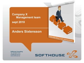 Anders Sixtensson Company X Management team sept2010 