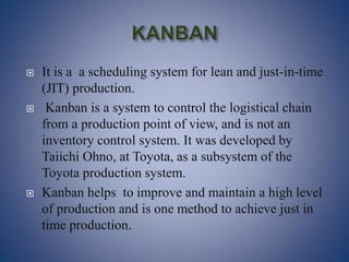 Lean production in Toyota and Boeing | PPTX