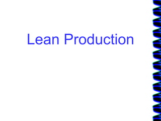 Lean Production 