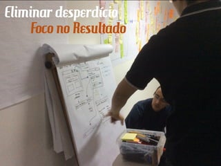 Eliminar desperdício
Foco no Resultado
 