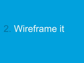 Wireframe it

 