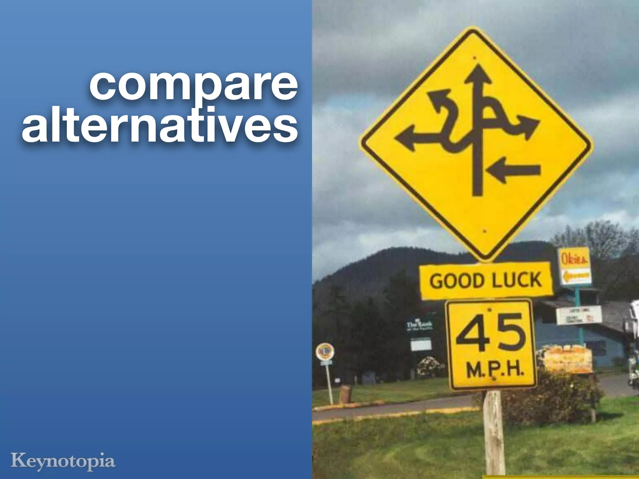 compare
alternatives
 