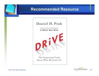 Recommended Resource
© 2011 Karen Martin & Associates 57
 