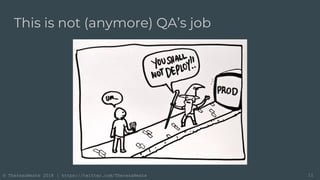 © TheresaNeate 2018 | https://twitter.com/TheresaNeate
This is not (anymore) QA’s job
11
 