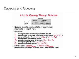 Capacity and Queuing
!20
 