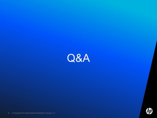 КАЗУС 2: АНАЛИЗ НА ВЪНШНАТА СРЕДА Основните причини за проблемаПроведохме интервюта с партнъорите. Категоризираме причините за проблема. Задаваме въпроса ‘Защо?’ няколко пъти, за да стигнем до основните причини на проблема.Питаме какви за спецификациите‘Fishbone’ Diagram / ‘Cause-and-Effect’ diagram19HP Confidential