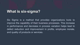 Lean six sigma in the age of ai | PPTX