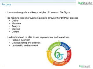Lean Six Sigma Black Belt Training Part 1 | PPTX