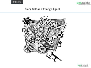 2
Black Belt as a Change Agent
P-Define
 