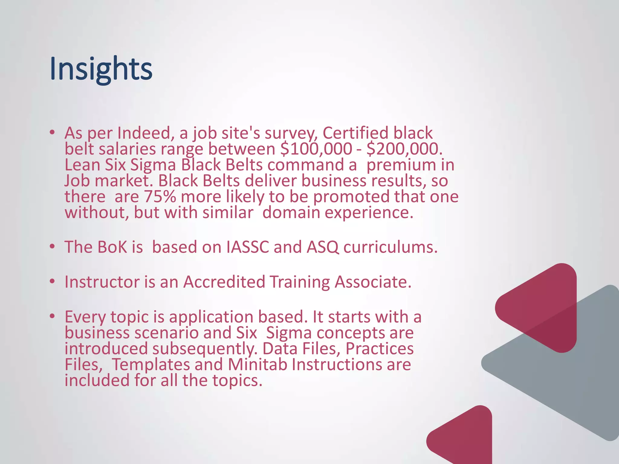 Lean Six Sigma Black Belt Training | PDF