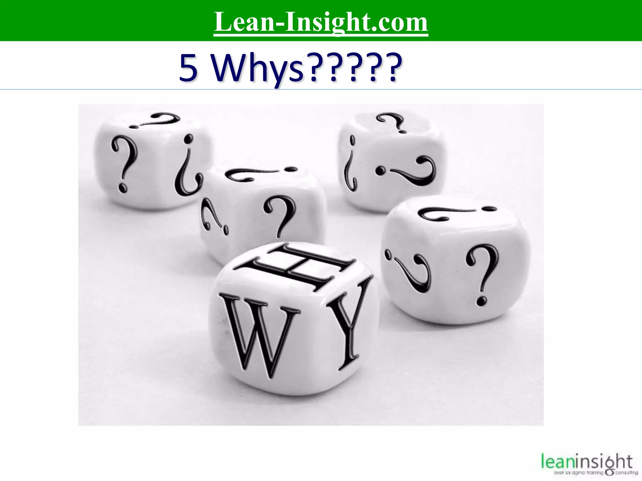 4
5 Whys?????
Lean-Insight.com
 