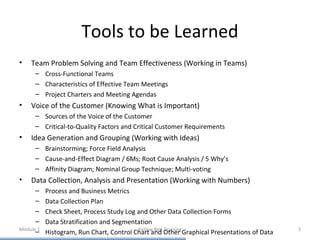 Lean six sigma tools and techniques | PPT