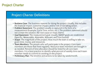 Project Charter
 