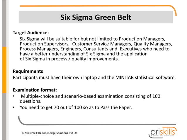 Lean six sigma training and certification from TUV SUD ( Globally ...