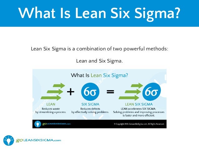 free lean six sigma training