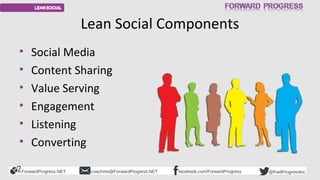 Lean Social   How to Pick the Right Social Media for your Business - Forward Progress - Dean DeLisle - 2015 -Social Jack