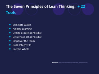 Lean Software Development Principles | PPT