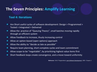 Lean Software Development Principles