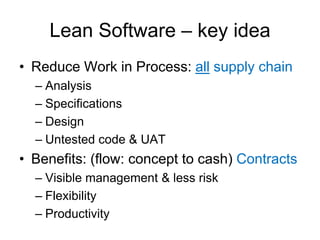 Lean software management bbc worldwide case study nov less 2011 | PPTX