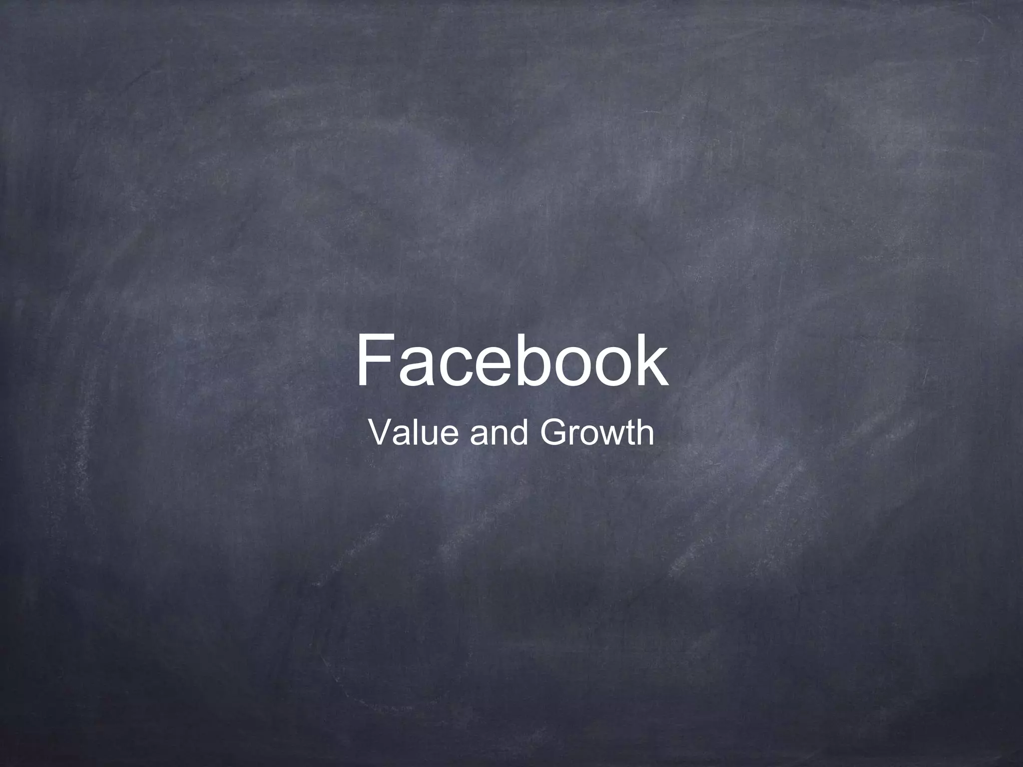 Facebook
Value and Growth
 