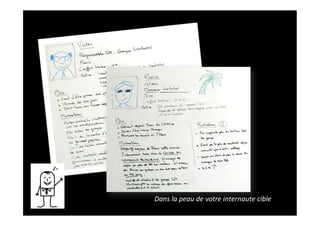 Dans	
  la	
  peau	
  de	
  votre	
  internaute	
  cible	
  
 