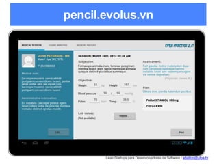 Lean Startups para Desenvolvedores de Software / adailton@ufpa.br
pencil.evolus.vn
 