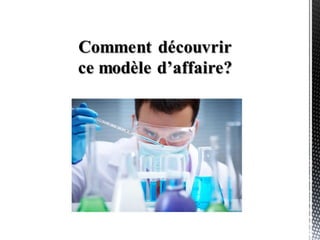 08 octobre 2014
Comment découvrir
ce modèle d’affaire?
 