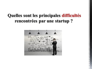 08 octobre 2014
Quelles sont les principales difficultés
rencontrées par une startup ?
 