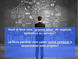 Você já teve uma “grande ideia” de negócio, 
www.acaivalley.org 
aplicativo ou serviço? 
Já ficou perdido sem saber como começar a 
desenvolver este projeto? 
 