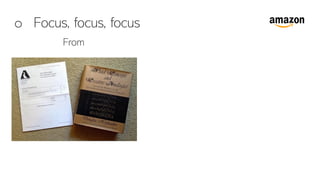 o Focus, focus, focus
From
 