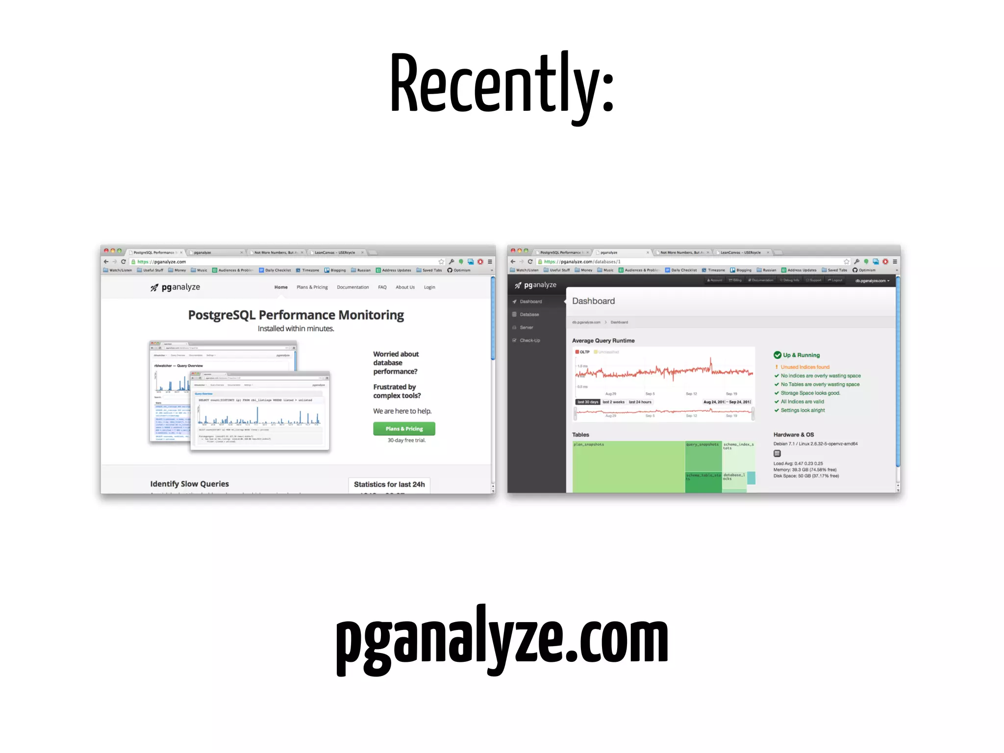 Recently:

pganalyze.com

 