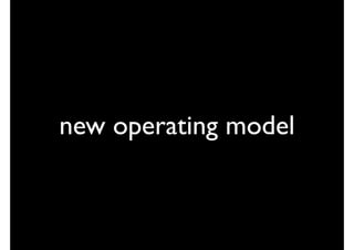 new operating model
 