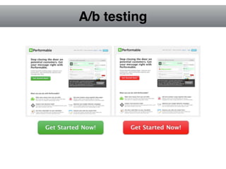 A/b testing
 
