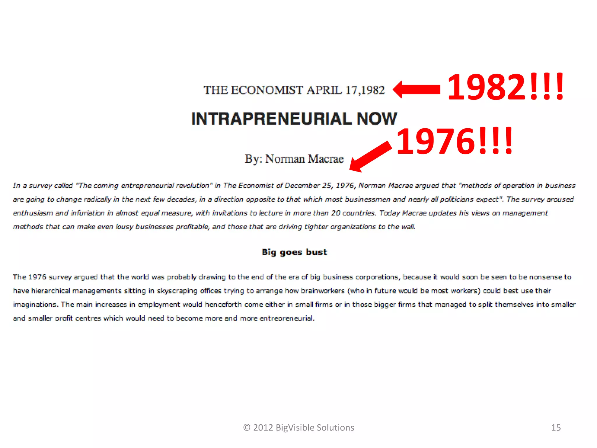 1982!!!
                              1976!!!




© 2012 BigVisible Solutions            15
 