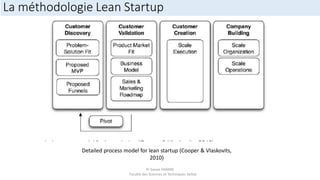 Pr Sanae HANINE
Faculté des Sciences et Techniques Settat
Detailed process model for lean startup (Cooper & Vlaskovits,
20...