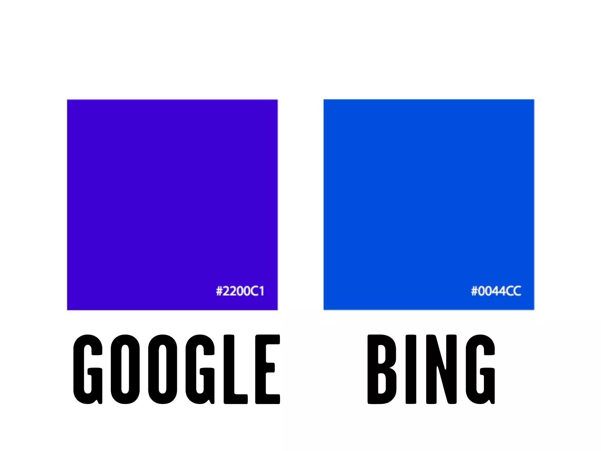 GOOGLE BING
 