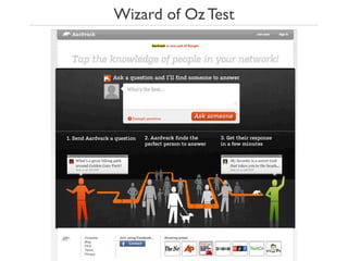 Wizard of Oz Test
 