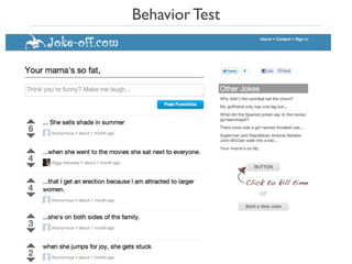 Behavior Test
 
