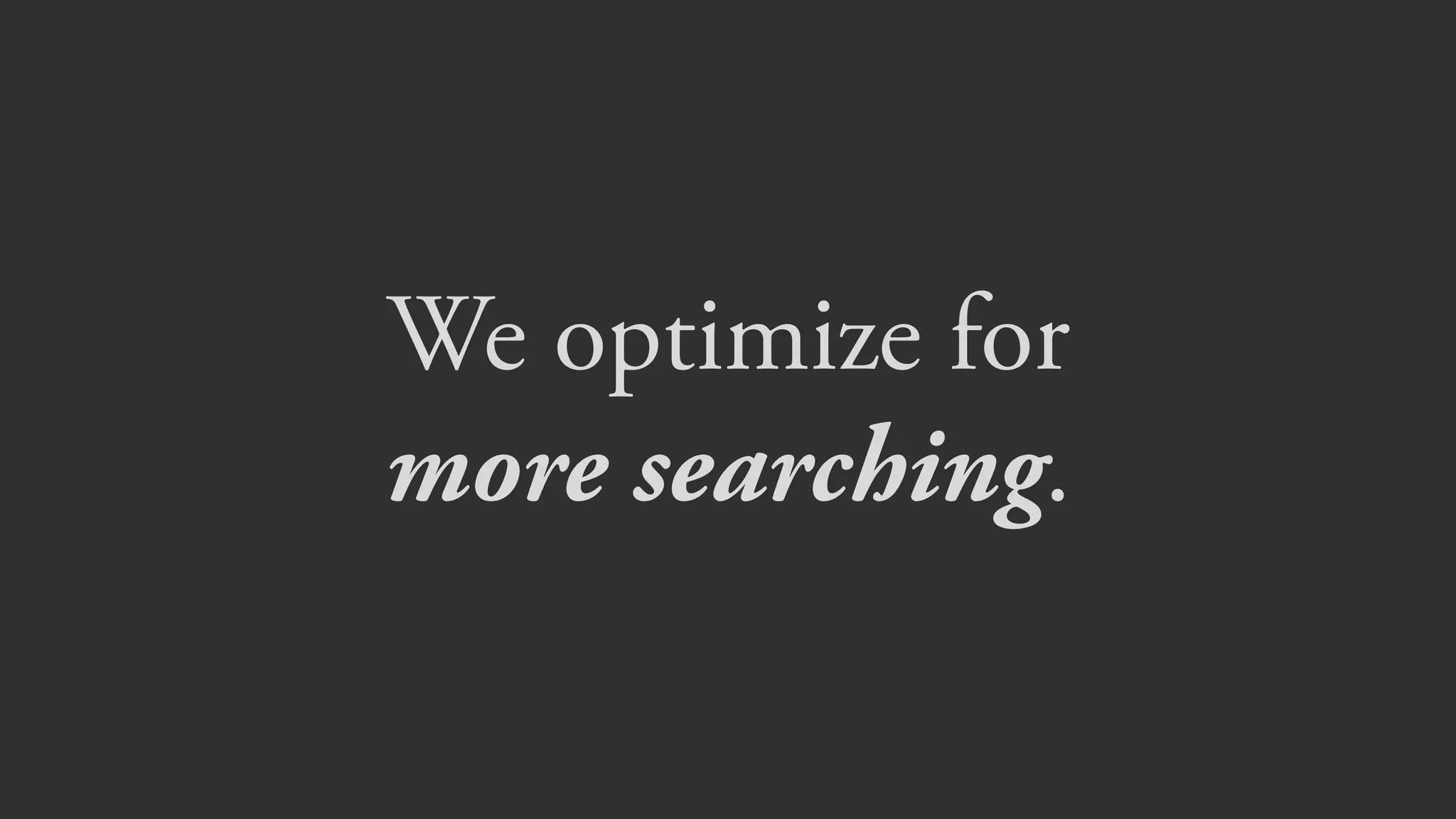 Product / Market Fit
 